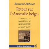 Retour sur l'anomalie belge.