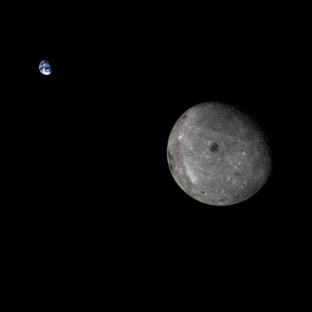 Le système Terre lune (sonde Chang'e)