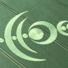 Crop Circle de Baillet vu d'avion