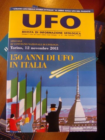 Couverture du magasine Italien UFO