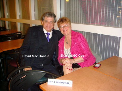 David Mac Donald & son amie Sharon Mc Gee