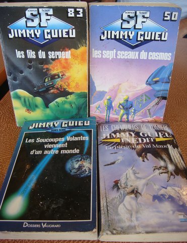 4 livres de Jimmy Guieu présentés par J.C. Casanova