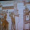 Tapisserie de bayeux : La comète de Halley.