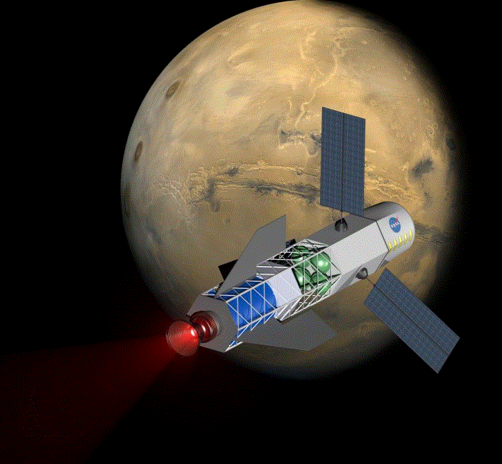 Fusion-driven-rocket-Mars