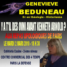 Geneviève : Aux repas Ufologiques de 2010