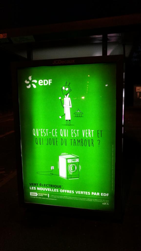 Une pub EDF