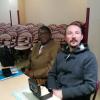 A gauche J.L. lagneau et sa compagne, à droite José et Bruno