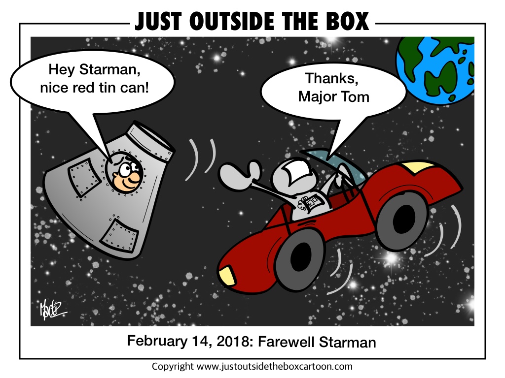 Un bonjour de Major Tom à Starman