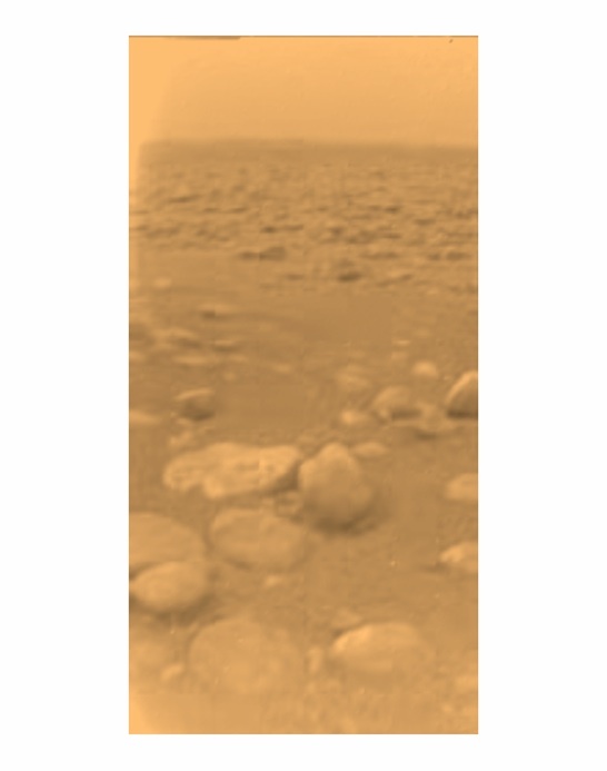 Le sol de Titan  (Sonde Huygens)