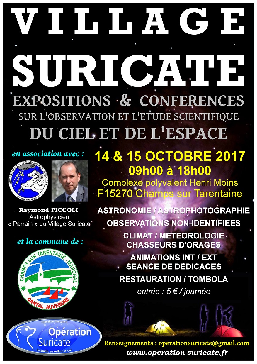 Affiche2 village op suricate 2017